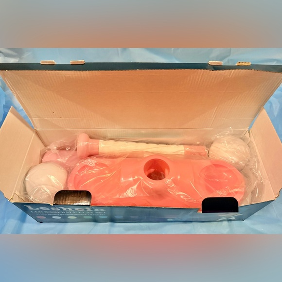 LED Light Up Tee Ball Set for Toddlers Rechargeable PINK Brand New - Picture 9 of 11